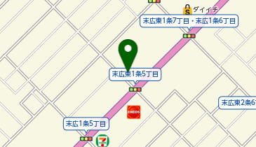 au Style 末広の地図画像