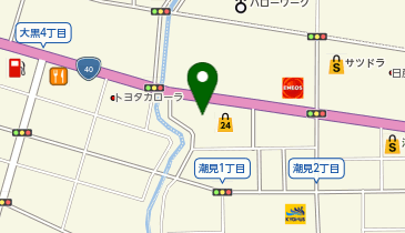 auショップ稚内の地図画像