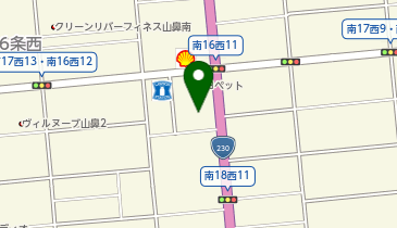 auショップ石山通りの地図画像