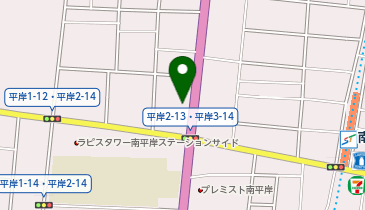 auショップ南平岸の地図画像