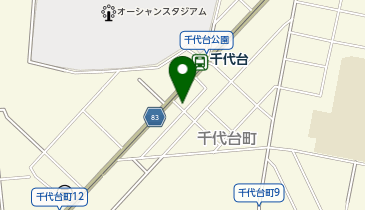 auショップ千代台の地図画像