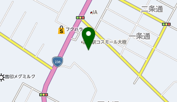 auショップ大樹の地図画像