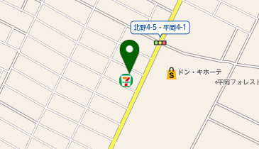 auショップ平岡の地図画像