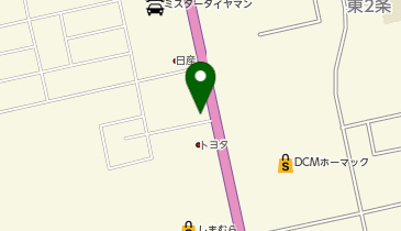 auショップ士別の地図画像