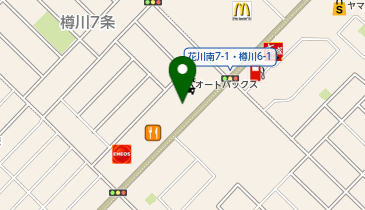 auショップ石狩の地図画像