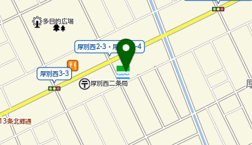 auショップ厚別西の地図画像