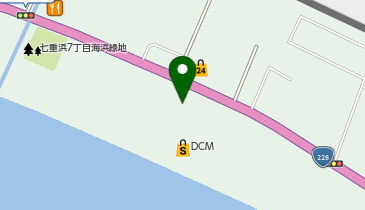 auショップ北斗の地図画像