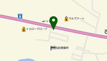 auショップ松前の地図画像