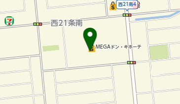 UQスポットMEGAドン・キホーテ西帯広の地図画像