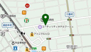 auショップ川越中央の地図画像