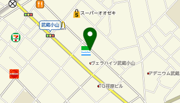 au Style 武蔵小山の地図画像