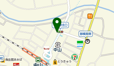 auショップ中山の地図画像