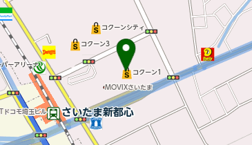 au Style さいたま新都心の地図画像