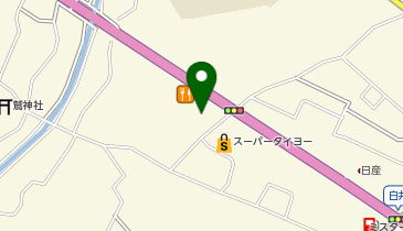 auショップ白井の地図画像