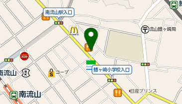 auショップ流山の地図画像