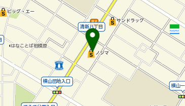 auショップ相模原の地図画像