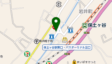 auショップ保土ヶ谷の地図画像