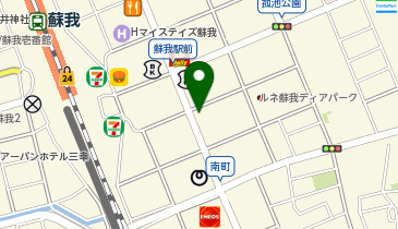 auショップ蘇我の地図画像