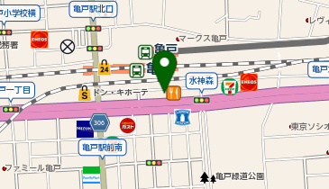 auショップ亀戸の地図画像