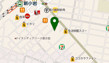 auショップ新小岩の地図画像