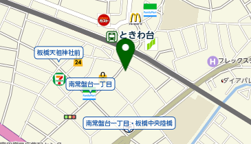 auショップときわ台の地図画像