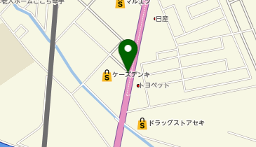 auショップ幸手の地図画像