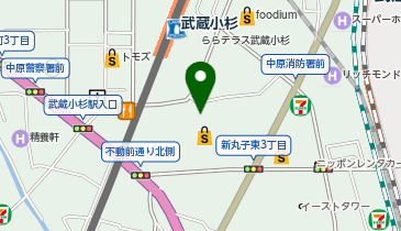 auショップグランツリー武蔵小杉の地図画像