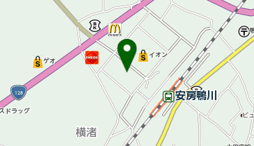 auショップ鴨川の地図画像