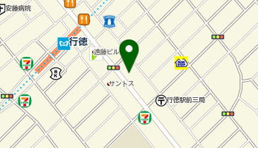 auショップ行徳の地図画像