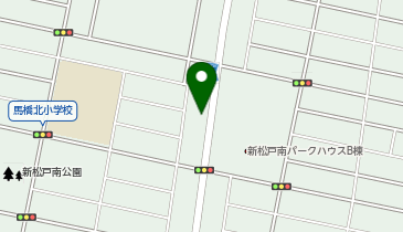 auショップ新松戸の地図画像