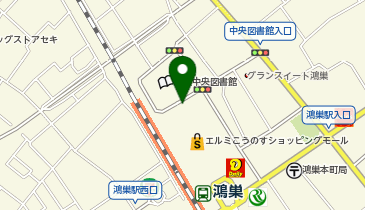 auショップエルミこうのすの地図画像