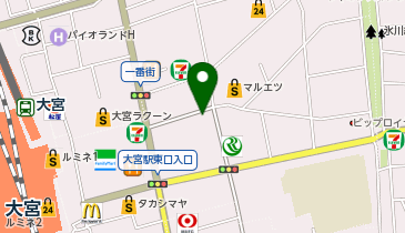 auショップ大宮東の地図画像