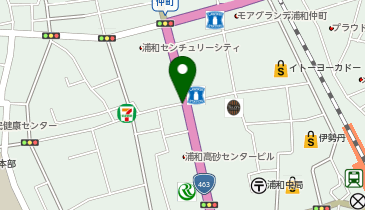 auショップ浦和の地図画像