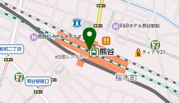 auショップ熊谷の地図画像