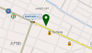 auショップ加須の地図画像