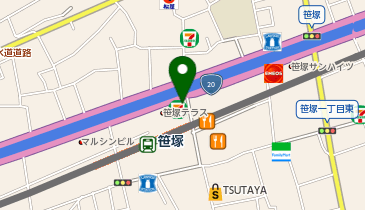 auショップ笹塚の地図画像