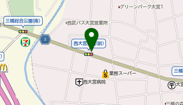 auショップさいたま三橋の地図画像