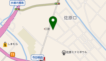 auショップ佐原の地図画像