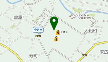 auショップイオン秦野の地図画像
