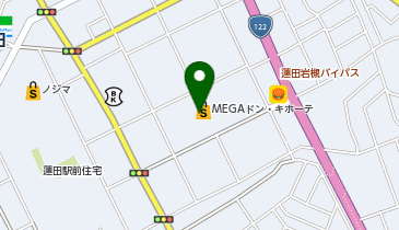auショップMEGAドン・キホーテ蓮田の地図画像