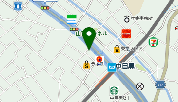 auショップ中目黒の地図画像