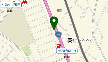 auショップ守谷の地図画像