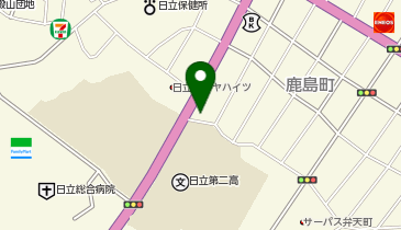 auショップ日立の地図画像