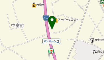 auショップひたち大宮の地図画像