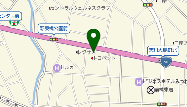 PiPit 群馬トヨペット株式会社 前橋天川大島店の地図画像