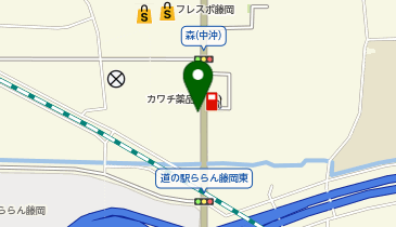 auショップ藤岡の地図画像