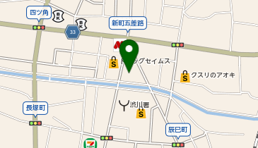 auショップ渋川の地図画像