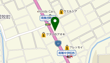 auショップ前橋北の地図画像