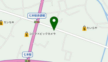 auショップ日光の地図画像