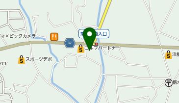 auショップ栃木の地図画像